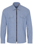 ETERNA LANGE MOUW OVERHEMD MODERN FIT UPCYCLING SHIRT OXFORD JEANS