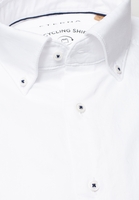 ETERNA LANGE MOUW OVERHEMD MODERN FIT UPCYCLING SHIRT OXFORD WIT UNI