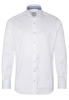 ETERNA LANGE MOUW OVERHEMD MODERN FIT WIT MET RELIËF