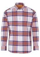 ETERNA LANGE MOUW OVERHEMD REGULAR FIT UPCYCLING SHIRT OXFORD