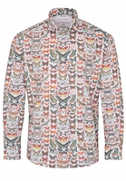 ETERNA LANGE MOUW OVERHEMD REGULAR FIT UPCYCLING SHIRT OXFORD