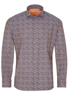 ETERNA LANGE MOUW OVERHEMD REGULAR FIT UPCYCLING SHIRT OXFORD ABRIKOOS