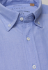 ETERNA LANGE MOUW OVERHEMD REGULAR FIT UPCYCLING SHIRT OXFORD BLAUW