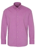 ETERNA LANGE MOUW OVERHEMD REGULAR FIT UPCYCLING SHIRT OXFORD FUCHSIA