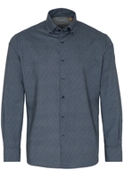 ETERNA LANGE MOUW OVERHEMD REGULAR FIT UPCYCLING SHIRT OXFORD GROEN