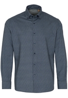 ETERNA LANGE MOUW OVERHEMD REGULAR FIT UPCYCLING SHIRT OXFORD GROEN