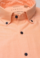 ETERNA LANGE MOUW OVERHEMD REGULAR FIT UPCYCLING SHIRT OXFORD PERZIK