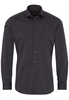 ETERNA LANGE MOUW OVERHEMD SLIM FIT ANTRACIET GESTREEPT