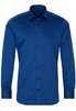 ETERNA LANGE MOUW OVERHEMD SLIM FIT KETTLANCÈ BLAUW MET RELIËF