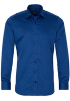 ETERNA LANGE MOUW OVERHEMD SLIM FIT KETTLANCÈ BLAUW MET RELIËF