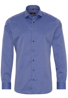 ETERNA LANGE MOUW OVERHEMD SLIM FIT KETTLANCÈ BLAUW PATROON