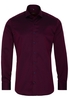 ETERNA LANGE MOUW OVERHEMD SLIM FIT KETTLANCÈ BORDEAUX MET RELIËF