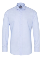 ETERNA LANGE MOUW OVERHEMD SLIM FIT KETTLANCÈ LICHT BLAUW / WIT MET