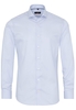 ETERNA LANGE MOUW OVERHEMD SLIM FIT KETTLANCÈ LICHTBLAUW MET RELIËF