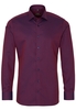 ETERNA LANGE MOUW OVERHEMD SLIM FIT KETTLANCÈ ROOD/BLAUW MET RELIËF