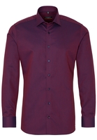 ETERNA LANGE MOUW OVERHEMD SLIM FIT KETTLANCÈ ROOD/BLAUW MET RELIËF