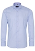 ETERNA LANGE MOUW OVERHEMD SLIM FIT LICHTBLAUW MET RELIËF