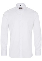 ETERNA LANGE MOUW OVERHEMD SLIM FIT LOTUS SHIRT TWILL WIT UNI