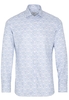 ETERNA LANGE MOUW OVERHEMD SLIM FIT NEVER IRON SHIRT TWILL LICHTBLAUW