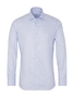ETERNA LANGE MOUW OVERHEMD SLIM FIT NEVER IRON SHIRT TWILL LICHTBLAUW