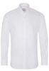ETERNA LANGE MOUW OVERHEMD SLIM FIT NEVER IRON SHIRT TWILL WIT MET
