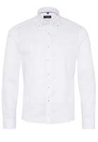 ETERNA LANGE MOUW OVERHEMD SLIM FIT NO BUSINESS SHIRT OXFORD WIT UNI