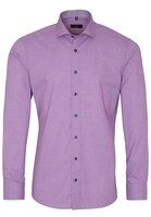 ETERNA LANGE MOUW OVERHEMD SLIM FIT ORCHIDEE MET RELIËF