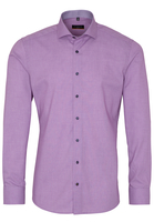 ETERNA LANGE MOUW OVERHEMD SLIM FIT ORCHIDEE MET RELIËF