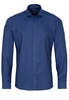 ETERNA LANGE MOUW OVERHEMD SLIM FIT OXFORD AZUURBLAUW UNI