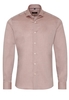 ETERNA LANGE MOUW OVERHEMD SLIM FIT OXFORD BEIGE UNI