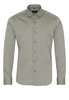ETERNA LANGE MOUW OVERHEMD SLIM FIT OXFORD OKERGROEN UNI