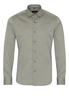 ETERNA LANGE MOUW OVERHEMD SLIM FIT OXFORD OKERGROEN UNI