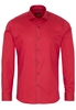 ETERNA LANGE MOUW OVERHEMD SLIM FIT OXFORD ROOD UNI