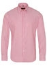 ETERNA LANGE MOUW OVERHEMD SLIM FIT OXFORD ROOD/WIT GESTREEPT