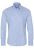 ETERNA LANGE MOUW OVERHEMD SLIM FIT SOFT TAILORING TWILL LICHTBLAUW /
