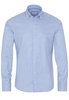 ETERNA LANGE MOUW OVERHEMD SLIM FIT SOFT TAILORING TWILL LICHTBLAUW /