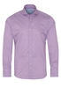 ETERNA LANGE MOUW OVERHEMD SLIM FIT SOFT TAILORING TWILL ORCHIDEE /