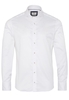 ETERNA LANGE MOUW OVERHEMD SLIM FIT SOFT TAILORING TWILL WIT UNI