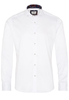 ETERNA LANGE MOUW OVERHEMD SLIM FIT SOFT TAILORING TWILL WIT UNI