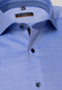 ETERNA LANGE MOUW OVERHEMD SLIM FIT STRETCH BLAUW UNI