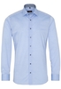 ETERNA LANGE MOUW OVERHEMD SLIM FIT STRETCH LICHTBLAUW UNI