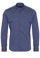 ETERNA LANGE MOUW OVERHEMD SLIM FIT STRETCH MARINEBLAUW UNI