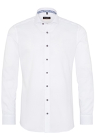 ETERNA LANGE MOUW OVERHEMD SLIM FIT STRETCH WIT UNI
