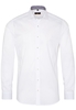 ETERNA LANGE MOUW OVERHEMD SLIM FIT STRETCH WIT UNI