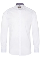 ETERNA LANGE MOUW OVERHEMD SLIM FIT STRETCH WIT UNI