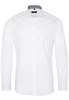 ETERNA LANGE MOUW OVERHEMD SLIM FIT STRETCH WIT UNI