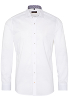 ETERNA LANGE MOUW OVERHEMD SLIM FIT STRETCH WIT UNI