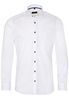 ETERNA LANGE MOUW OVERHEMD SLIM FIT STRETCH WIT UNI