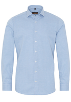 ETERNA LANGE MOUW OVERHEMD SLIM FIT TWILL GROEN GERUIT