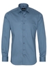 ETERNA LANGE MOUW OVERHEMD SLIM FIT TWILL GROEN/BLAUW PRINT